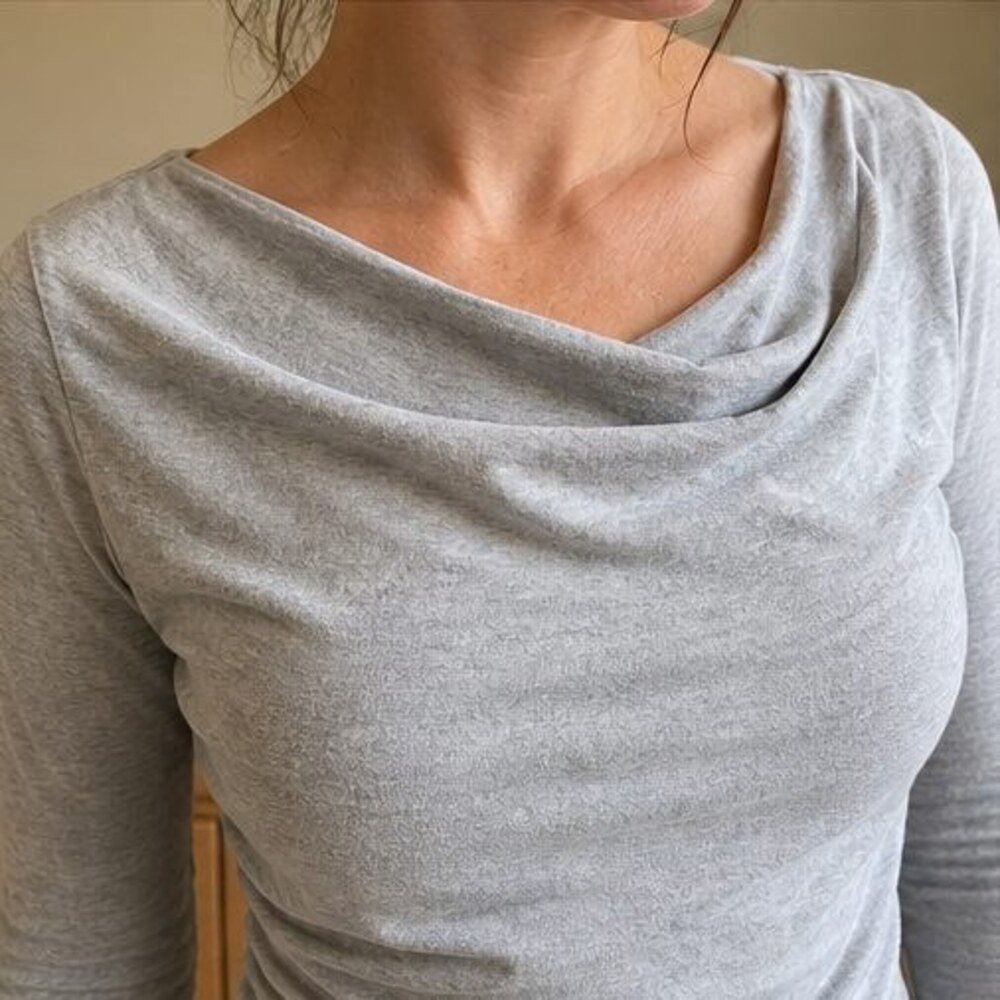 Black Button Blouse - Picture 4 of 6